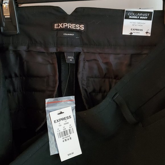 Expess Columnist Barely Boot Dress/Casual Pants Size 4R NEW w/tags - Picture 3 of 3